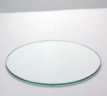 4x39 65 cm 28 cm 21 cm buffet platter Curve 90 hardened glass, transparent,