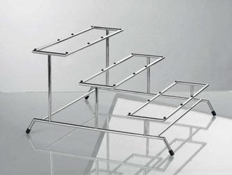 5x30 tray with feet massive stainless
