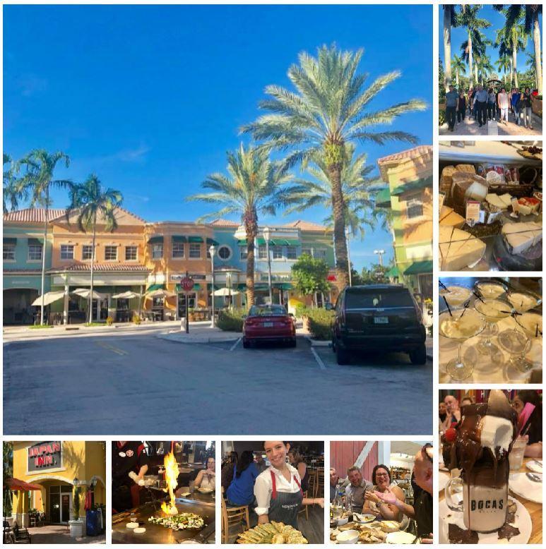 A TASTE OF WESTON TOWN CENTER FOOD TOUR WESTON, FL 3 HOURS MIN 10, MAX OF 20 GUESTS Visit & sample signature bites & drinks from four local restaurants Uncover local artisanal delights