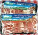 9 Farmland Premium Sliced Bacon 0 6 oz. pkg.