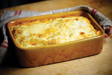 White Lasagna with Veal Sugo There is no need to cook the pasta sheets for this rich yet delicate lasagna. For a vegetarian option, substitute 3 pounds of a mixed assortment of mushrooms for the veal.