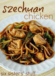 DAY 7 SMALLER FAMILY- SZECHUAN CHICKEN AND NOODLES M A I N D I S H Serves: 3-4 Prep Time: 10 Minutes Cook Time: 30 Minutes 1/2 (13.