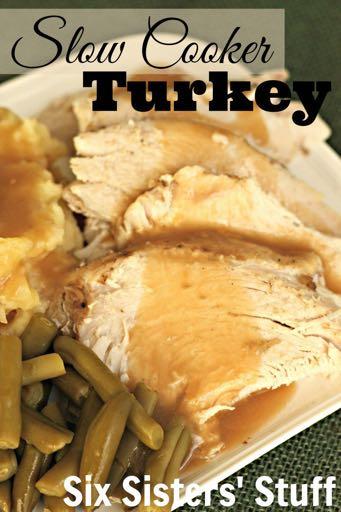 DAY 4 SMALLER FAMILY- SLOW COOKER TURKEY BREAST M A I N D I S H Serves: 4 Prep Time: 10 Minutes Cook Time: 5 Hours 1 (2-3 pound) boneless turkey breast 1/2 Tablespoon olive oil 1/2 teaspoon dried