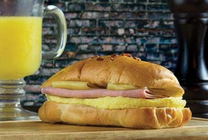 BREAKFAST SANDWICH BREAKFAST SANDWICH Greet the day with this amazing breakfast sandwich.