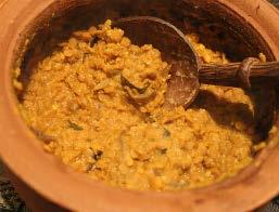 Sri Lankan lentil dhal 2 tsps ghee or organic butter 1 tsp black mustard seeds (optional) 12 curry leaves 2 small cinnamon sticks 1 red onion, sliced 2 cloves garlic, finely sliced 1 tsp turmeric