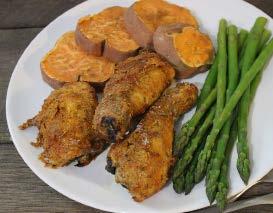 Crispy chicken 80g plain flour (use gluten free if preferred) 2 eggs 6 pieces of chicken (use a mix of drumsticks and thighs), skin on 1 tbsp ghee or organic coconut oil for the spice mix: 2 tsps