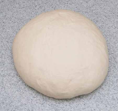 9 6 Here is a delectable ball of fresh bread dough, ready for the butter.
