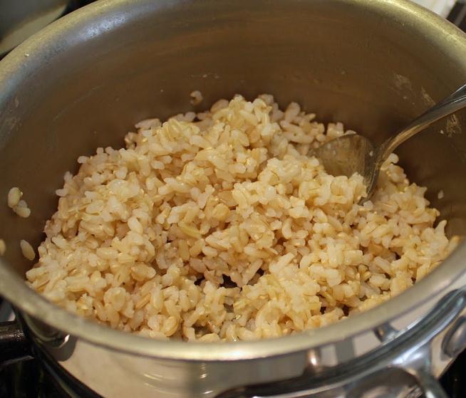 Cooking Tips For added flavor, cook brown rice in no-sodium chicken bouillon
