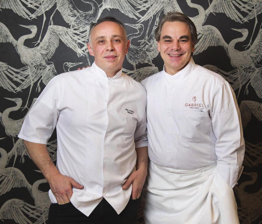 The chefs With over 15 years of working together, Chef Gabriel Kreuther and Pastry Chef Marc Aumont opened Kreuther Handcrafted chocolate next door to award winning two Michelin star restaurant