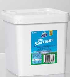 Lite Sour Cream 2 x 5lt approx serves
