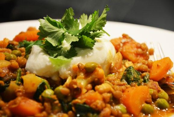 Vegetarian Recipes - All Phases Lentil & Spinach Curry 1 onion, finely chopped 1 tbsp. Korma curry paste 2 tbsp.