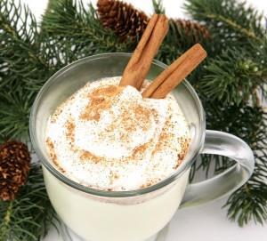 Healthy Eggnog (Single-serving and high in protein!) 1 cup milk of choice (Use thicker milk for best taste. Coconut milk, the full-fat kind that comes in a can, works well.