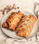 Its appetising appeal lies in the plaiting and the carefully rolled puff pastry with a high butter content, which is the key to creating the old gold tones acquired on baking. Cream Plait Caprice REF.