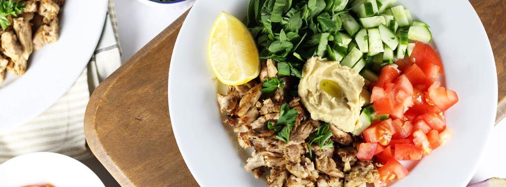 Slow Cooker Chicken Shawarma 14 ingredients 4 hours 4 servings 1. In the slow cooker combine the lemon juice, olive oil, garlic, salt, pepper, cumin and cayenne pepper. Mix well.