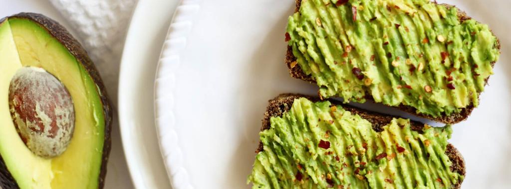 Flax Bread Avocado Toast 4 ingredients 5 2 servings 1. Toast flax bread in toaster, or broil on high for about 3 per side. 2. Mash avocado on bread. Sprinkle red pepper flakes and sea salt.