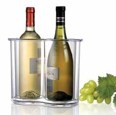 5" W x 10" H Hang Tag, 4 per case 022494740187 Vino Duo Wine Bucket 17438 Size: 12" L x 8.