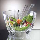 Party ready chip bowl with removable arched dip cup that easily