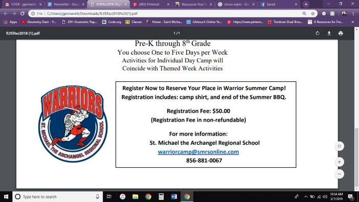 SMRS Warriors Summer Camp Summer Camp Referral Program Save on Summer Camp!