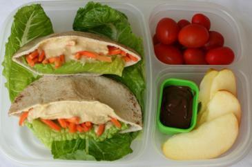 Hummus Pitas You can purchase store bought hummus or make your own with our easy recipe below.