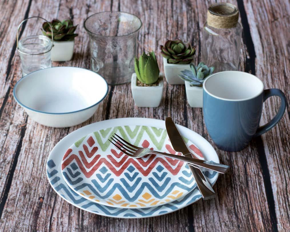 Everybody has their own sense of style. Which is why we offer our Corelle dinnerware in so many different patterns and shapes. But one thing everybody agrees on is durability.