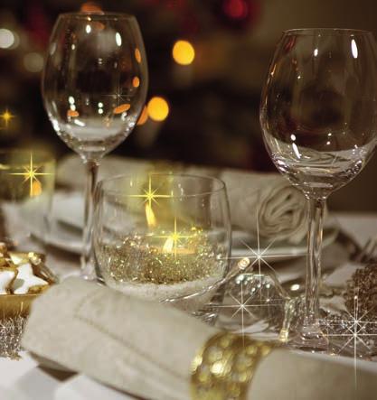 25th December Lunch served between 12.00pm - 4.30pm Virgin Mary or Christmas Sparkler drink and canapés upon arrival Santa makes an appearance with a gift for all the children 43.50 PER ADULT 22.
