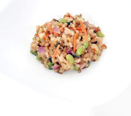 PAGE 28 COMPOSED SALADS SEVEN GRAIN EDAMAME COMPOSED SALAD Item #: 8077 Pack Size: 3 x 183g Shelf Life: 4 days seven grain rice with