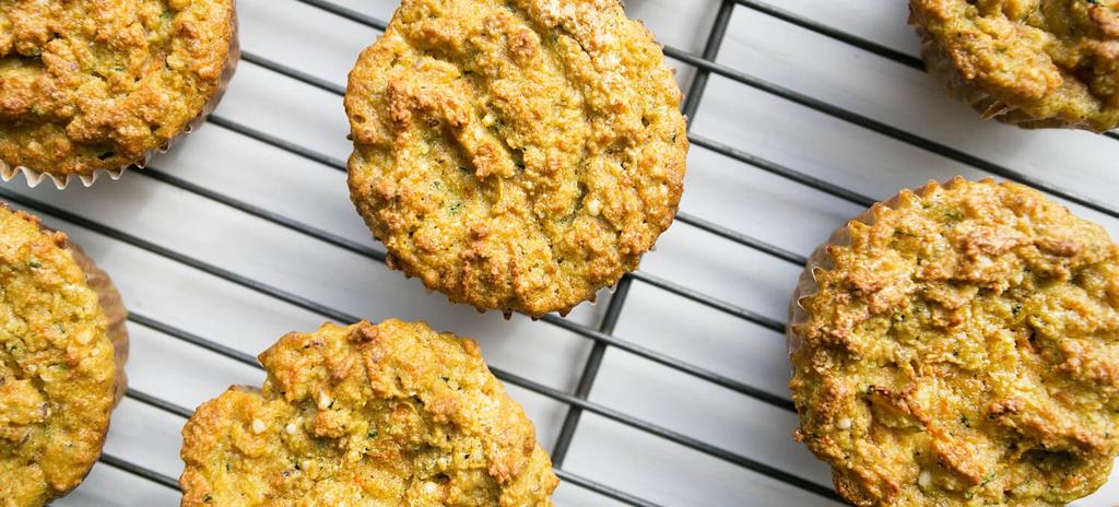 Zucchini Carrot Souffle Muffins #snack #breakfast #vegetarian #glutenfree #dairyfree 12 ingredients 45 minutes 1. Preheat oven to 350. Grease a muffin tin or line with muffin cups. 2.