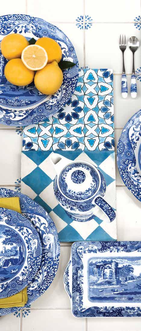 Celebrating over 200 Years of Great British Design Quintessentially English and synonymous with Great British design, Spode Blue Italian is a timeless design for the home and tabletop.