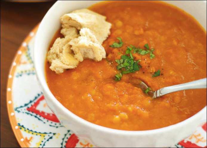 Powerhouse Pumpkin and Lentil Soup This one is simple to put together and truly satisfies.