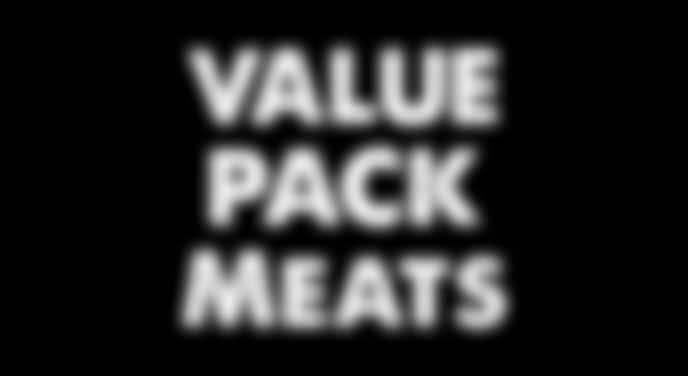 VALUE PACK Meats Tender