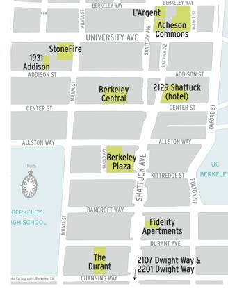 RESIDENTIAL DEVELOPMENT AND STATISTICS Downtown Berkeley has nearly doubled in population since 2000 and now counts some 3,000 residents in its thirty block footprint,.