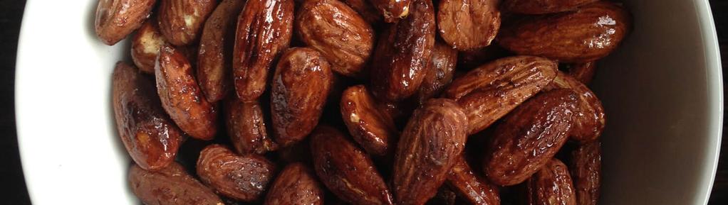 Maple Roasted Almonds #snack #eggfree #paleo #vegetarian #vegan #glutenfree #dairyfree 3 ingredients 10 minutes 4 servings 1. Place almonds in a frying pan and toast over medium heat.