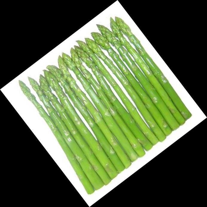 Frozen Asparagus Varieties Green Asparagus Grades Grades A y B Sizes Length: 18 centimeters Diameter: 6-8 Millimeters 8-12 Millimeters 12-16 Millimeters 16-22 Millimeters