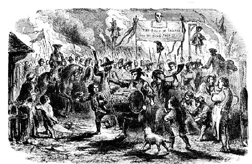Sugar Act (1764) Angry crowd burning stamps used to indicate the paid sugar tax The Sugar Act, passed in 1764, was a tax passed specifically on molasses, the key ingredient