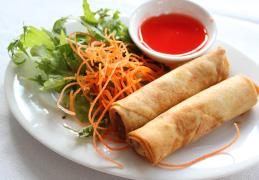 vermicelli, carrots and seasoning wrapped in egg pastry. 軟殼蟹 Soft Shell Crab (2 crabs)...$12.