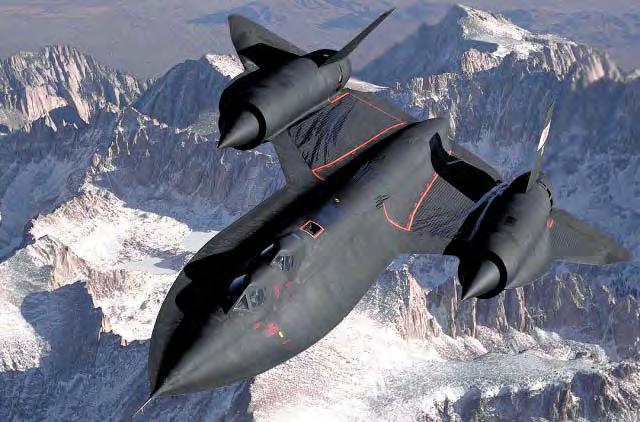Since 1965 the Blackbird has fl own over 3,000 sorties with an absolute combat record of zero losses.