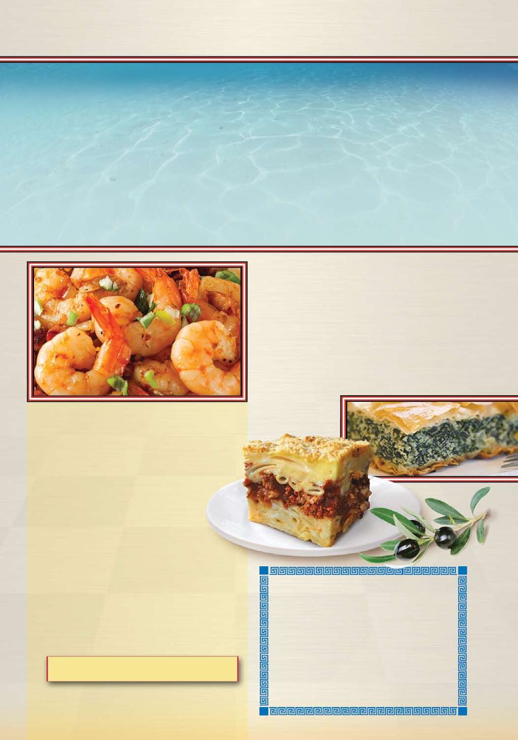 Seafood Served with a cup of soup, salad, choice of potato, vegetable, and seafood stuffed mushroom. (Homemade spinach pie and bread served nightly from 5 p.m. to 10 p.m.) Jumbo Shrimp (12) With lemon butter sauce 19.