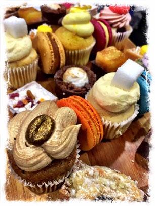 desserts available including our Speciality Boutique Cupcakes, Unique Petit Fours and