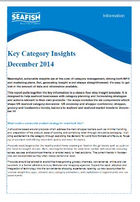 Category Insight Reports 6 key