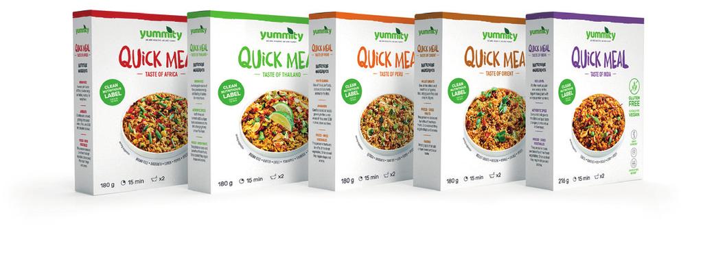 Yummity line of Quick Dishes has been selected for the SIAL Innovation competition as one of the most innovative products in the category: Recipe, composition.