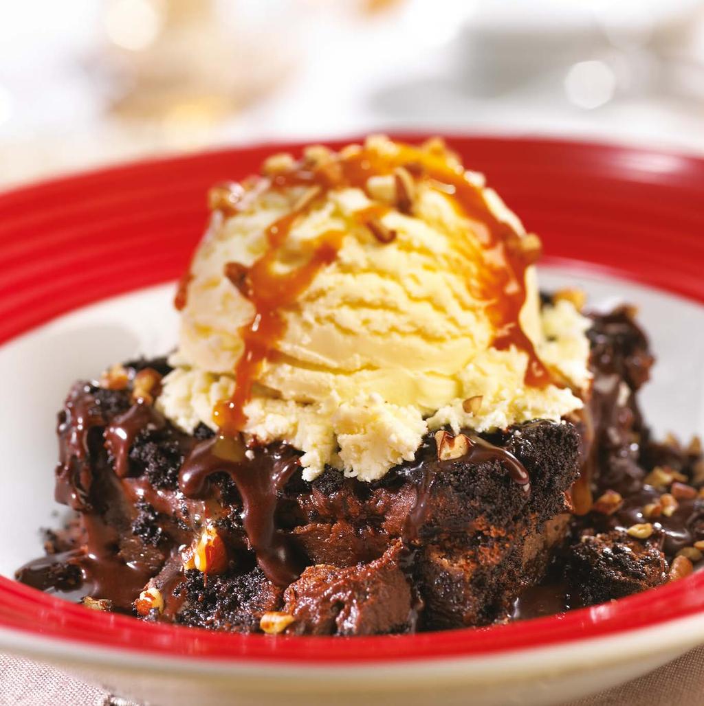 155 CZK MOLTEN CAKE Something delicious is about to erupt: rich, dark chocolate cake with a