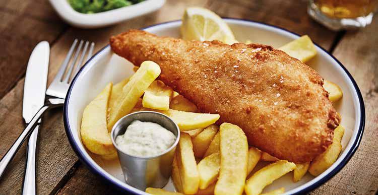 BATTERED HADDOCK 24 x 140-170g CODE: 384210 Frozen formed haddock fillets coated in a crispy batter. thou shall have a fishy on a little dishy... 16.