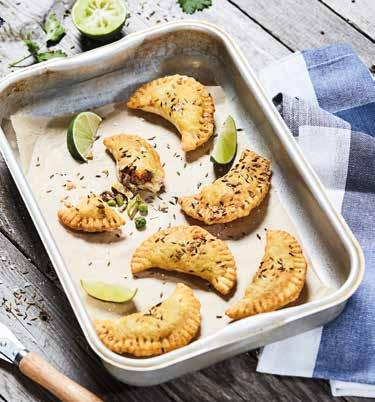 vegetarian Colombian empanadas We've created the perfect handheld street food inspired snack with these Columbian empanadas.