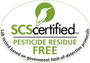 Announcements: New Grower/Shipper: : The Certified Pesticide Residue Free Report is a weekly publication created and distributed by SCS/NutriClean.
