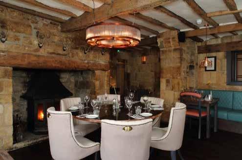 The roaring log fire in our cosy bar area provides a perfect backdrop for drinks with friends after a bracing Cotswold walk.