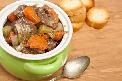 Hearty Mexican Beef & Vegetable Stew Family-Sized Ingredients: 2-3 teaspoons olive oil 2lbs beef stew meat, trimmed of fat and diced 1/2"-3/4" in size 1 teaspoon kosher salt 1/2 teaspoon freshly