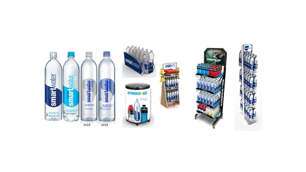 Convenience Retail Q9 2019 Activation of stand-alone Display of any Smartwater Pkgs (Base or Sparkling): May be shared display with Dasani less than case pack (LCP) or POWERADE smartwater Examples