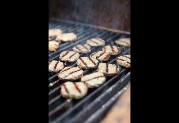 A Burger Bash With Variety Almost any meat can hold up on the grill, as well as seafood, such as salmon and tuna.