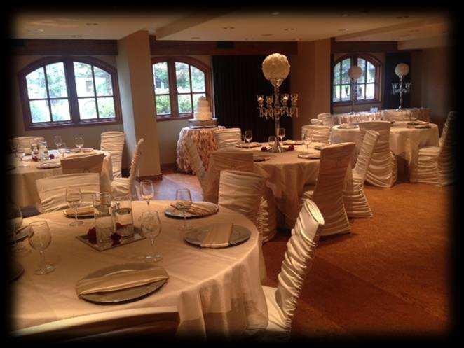 00, based on availability which can only be confirmed 72 hours prior) Round or Rectangle Banquet Tables for Guests, Wedding Party, Cake, Gifts & DJ White Linen Table Cloths & White Napkins Banquet