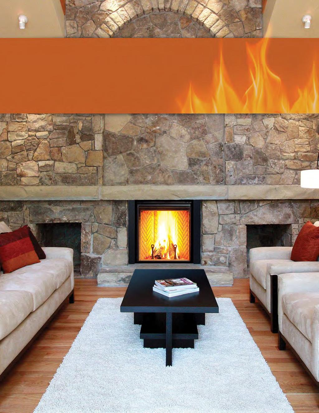 Rumford 1000 The Renaissance Rumford 1000 is the ideal wood-burning fireplace.